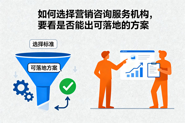 如何選擇營銷咨詢服務機構，要看是否能出可落地的方案